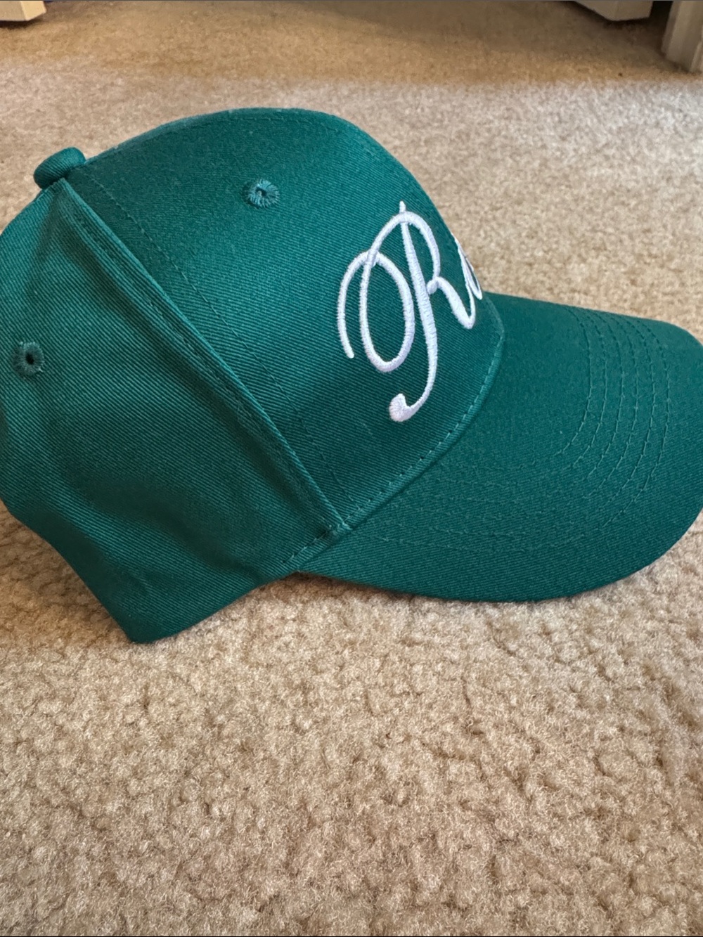 NEW - Roots Emerald Green Script Cap - Picture 5 of 5